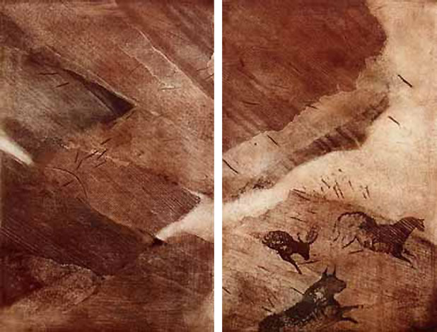 "Fugue", gravure de Claude Tournon