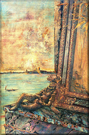 "Diptyque", laque de Claude Tournon - 1